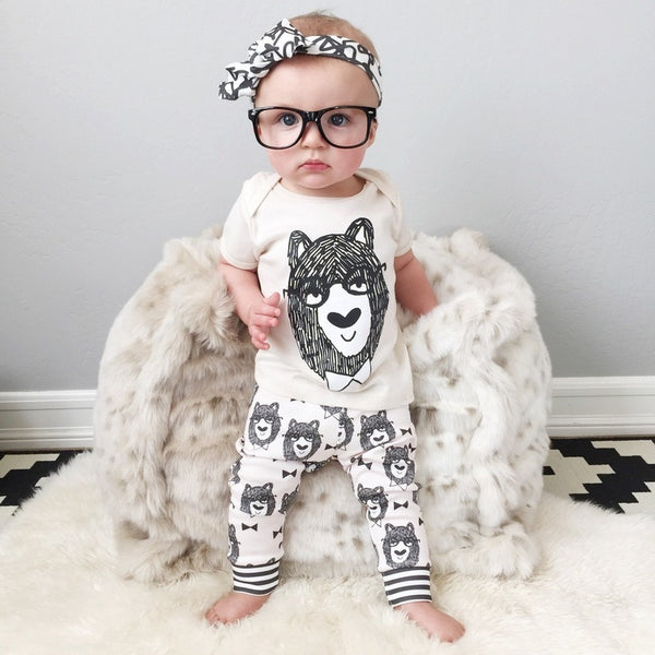 little monsters clothing Summer style infant clothes baby clothing sets boy Cotton little monsters  short sleeve 2pcs baby boy clothes