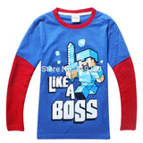 Baby boys t-shirts spring autumn new cartoon children kids long sleeve t shirts