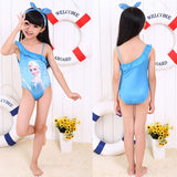 Baby Girls Swimwear Toddler Swimsuit Character Queen Elsa Anna biquini infantil Children Kids One piece Girls Bathing Suit