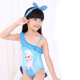 Baby Girls Swimwear Toddler Swimsuit Character Queen Elsa Anna biquini infantil Children Kids One piece Girls Bathing Suit