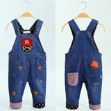 Spring baby rompers Animal Boy's Girl's Jumpsuit roupas de bebe Denim Overalls infant costumes Baby Clothing