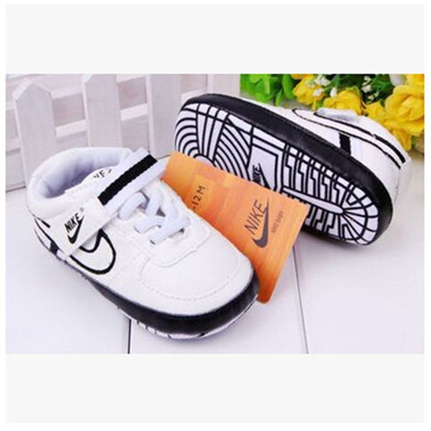 Baby Sports Shoes Soft Sole Cross-tied Infant Toddler Boys Girls Kids Shoes First Walkers Footwear