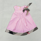 Baby clothing summer style dresses cotton child outfits plaid costumes