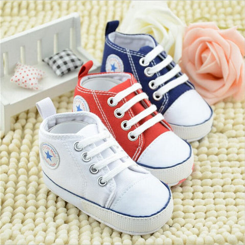 New Infant Toddler Newborn Baby Shoes Unisex Kids Classic Sports Sneakers Bebe Soft Bottom