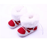 Newborn Baby Girls Boys Snow Boots Shoes Soft Crib Toddler Infant Warm Fleece First Walkers