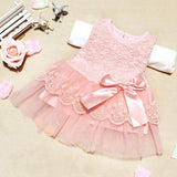 Retai,girls princess dress Children's clothing baby girls clothes kids tutu dress girl chiffon dress with Bowknot