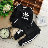 New cotton spring children baby boys autumn spring 2pcs clothing set suit baby shirt+pants sets